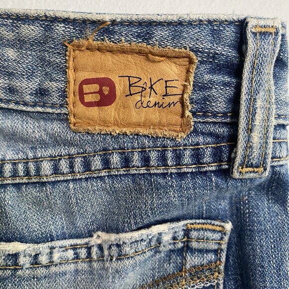 BKE Buckle Jeans 27x31.5 (act. 30x31) Star Flare Denim Stretch Grunge Western - Picture 4 of 4